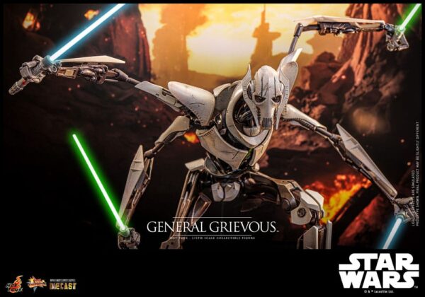 Star Wars Movie Masterpiece Diecast Akció Figura 1/6 General Grievous 42 cm