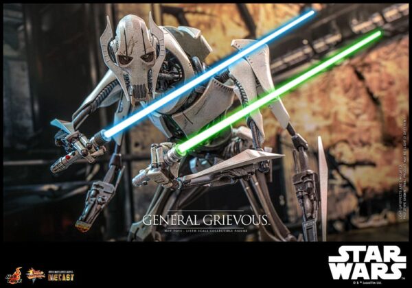 Star Wars Movie Masterpiece Diecast Akció Figura 1/6 General Grievous 42 cm