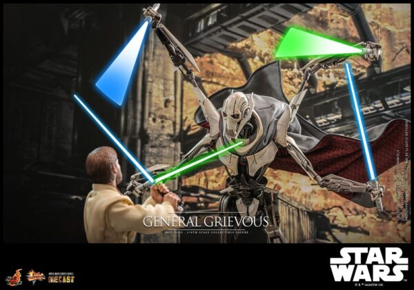 Star Wars Movie Masterpiece Diecast Akció Figura 1/6 General Grievous 42 cm