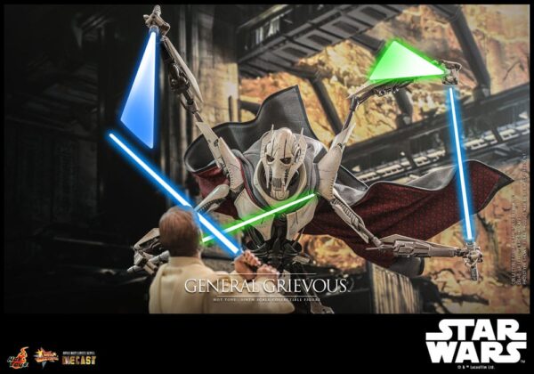 Star Wars Movie Masterpiece Diecast Akció Figura 1/6 General Grievous 42 cm