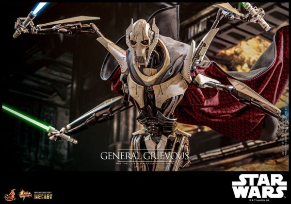 Star Wars Movie Masterpiece Diecast Akció Figura 1/6 General Grievous 42 cm
