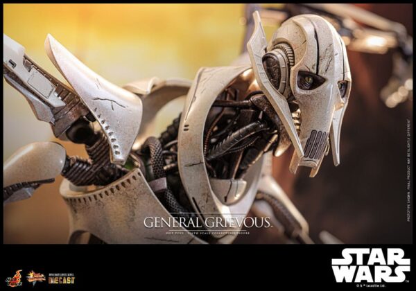Star Wars Movie Masterpiece Diecast Akció Figura 1/6 General Grievous 42 cm