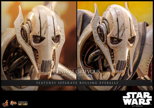 Star Wars Movie Masterpiece Diecast Akció Figura 1/6 General Grievous 42 cm
