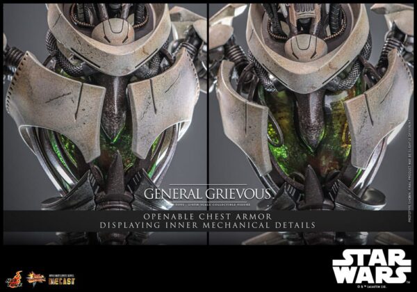 Star Wars Movie Masterpiece Diecast Akció Figura 1/6 General Grievous 42 cm