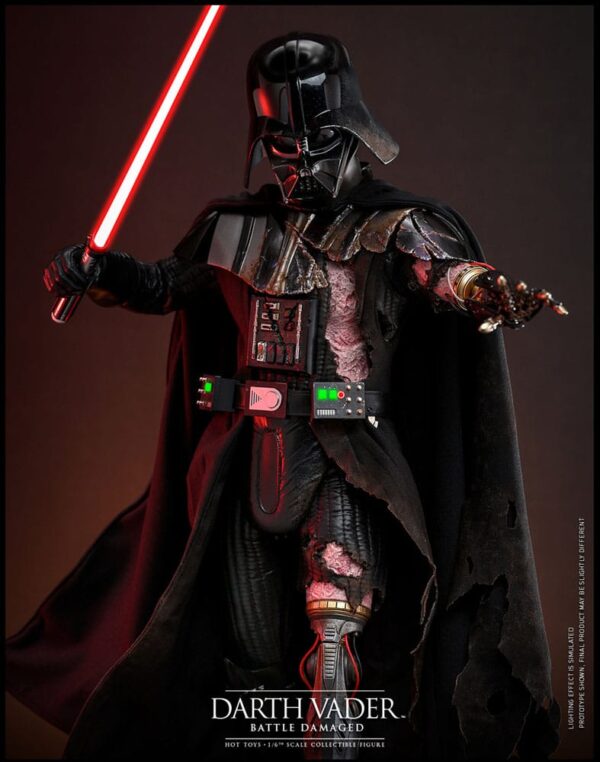 Star Wars Akció Figura 1/6 Darth Vader (Battle Damaged) 35 cm Star Wars Akció Figura 1/6 Darth Vader (Battle Damaged) 35 cm