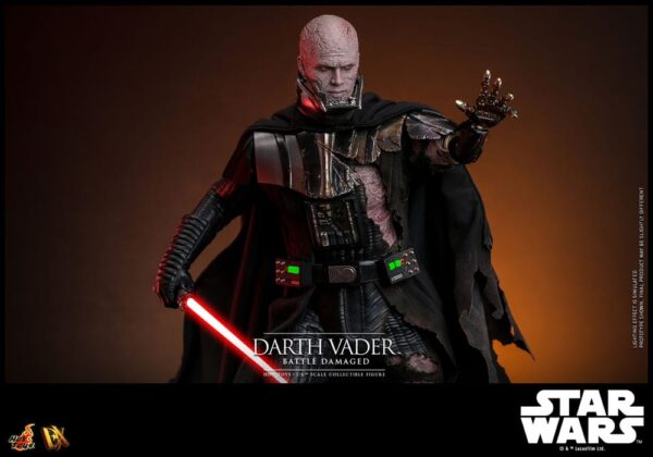 Star Wars Akció Figura 1/6 Darth Vader (Battle Damaged) 35 cm Star Wars Akció Figura 1/6 Darth Vader (Battle Damaged) 35 cm