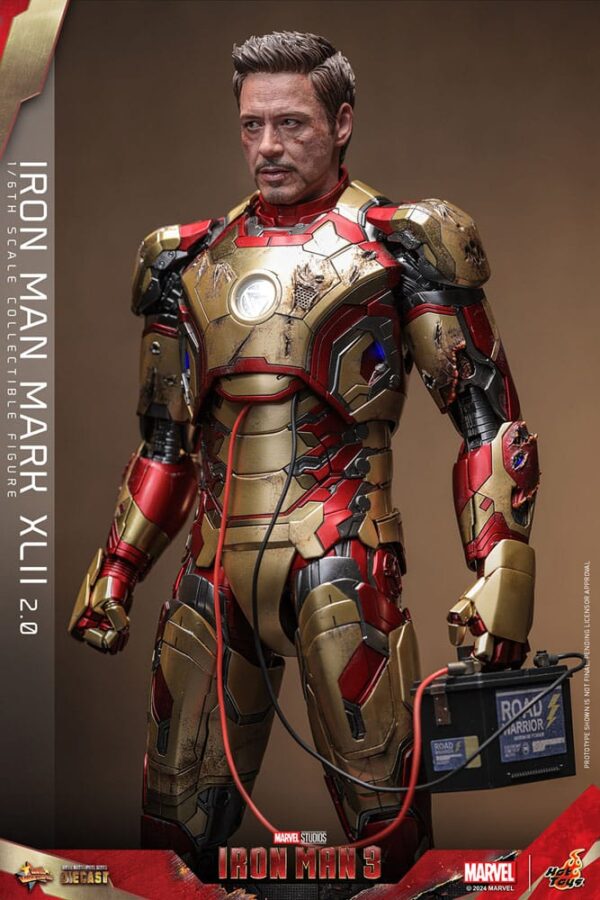Iron Man 3 Movie Masterpiece Diecast Akció Figura 1/6 Iron Man Mark XLII (2.0) 32 cm