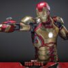 Iron Man 3 Movie Masterpiece Diecast Akció Figura 1/6 Iron Man Mark XLII (2.0) 32 cm