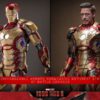 Iron Man 3 Movie Masterpiece Diecast Akció Figura 1/6 Iron Man Mark XLII (2.0) 32 cm