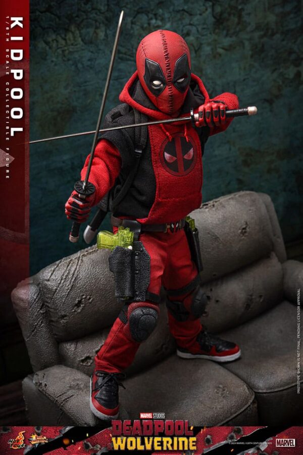 Deadpool & Wolverine Movie Masterpiece Akció Figura 1/6 Kidpool 22 cm Deadpool & Wolverine Movie Masterpiece Akció Figura 1/6 Kidpool 22 cm