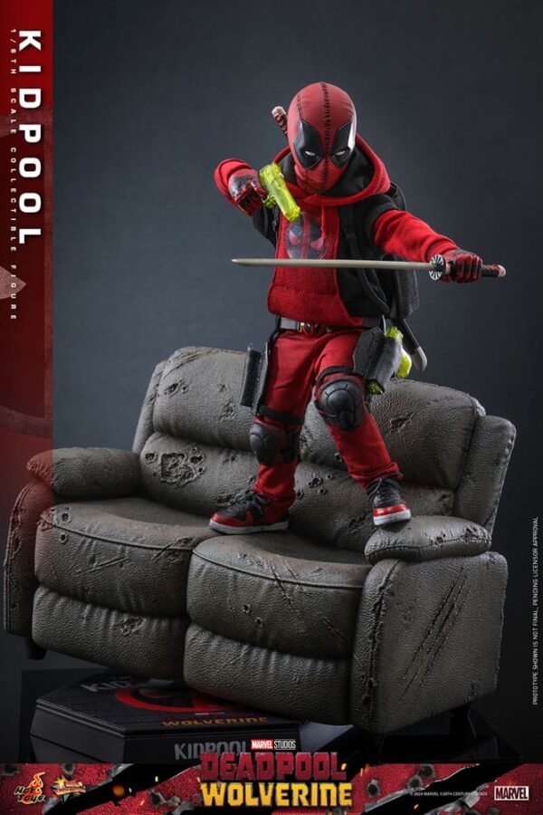 Deadpool & Wolverine Movie Masterpiece Akció Figura 1/6 Kidpool 22 cm Deadpool & Wolverine Movie Masterpiece Akció Figura 1/6 Kidpool 22 cm