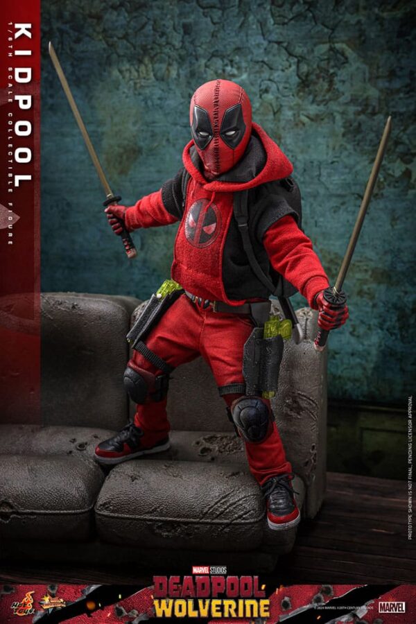 Deadpool & Wolverine Movie Masterpiece Akció Figura 1/6 Kidpool 22 cm Deadpool & Wolverine Movie Masterpiece Akció Figura 1/6 Kidpool 22 cm
