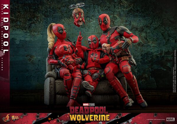 Deadpool & Wolverine Movie Masterpiece Akció Figura 1/6 Kidpool 22 cm Deadpool & Wolverine Movie Masterpiece Akció Figura 1/6 Kidpool 22 cm