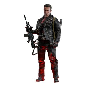 Terminator 2 Movie Masterpiece Akció Figura 1/6 T-800 Battle Damaged Version 2.0 32 cm