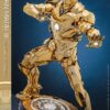 Iron Man Movie Masterpiece Diecast Akció Figura 1/6 Iron Man Mark III (Gold Color Version) Hot Toys Exclusive 33 cm