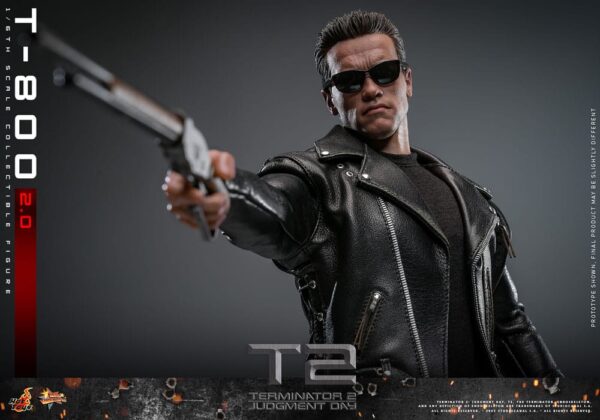 Terminator 2 Movie Masterpiece Akció Figura 1/6 T-800 2.0 32 cm