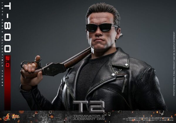 Terminator 2 Movie Masterpiece Akció Figura 1/6 T-800 2.0 32 cm