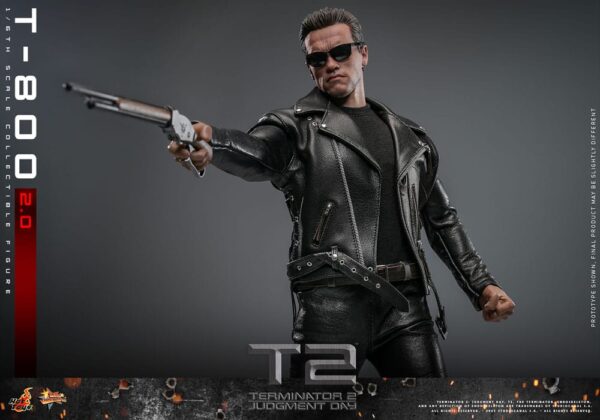 Terminator 2 Movie Masterpiece Akció Figura 1/6 T-800 2.0 32 cm