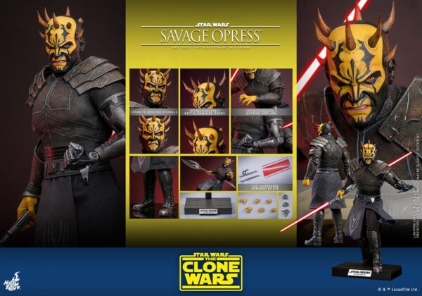 Star Wars: The Clone Wars Akció Figura 1/6 Savage Opress 34 cm