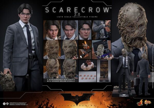 Batman Begins Movie Masterpiece Akció Figura 1/6 Scarecrow 2.0 30 cm Batman Begins Movie Masterpiece Akció Figura 1/6 Scarecrow 2.0 30 cm
