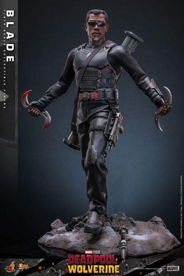 Deadpool & Wolverine Movie Masterpiece Akció Figura 1/6 Blade 30 cm Deadpool & Wolverine Movie Masterpiece Akció Figura 1/6 Blade 30 cm