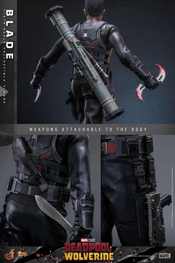 Deadpool & Wolverine Movie Masterpiece Akció Figura 1/6 Blade 30 cm Deadpool & Wolverine Movie Masterpiece Akció Figura 1/6 Blade 30 cm