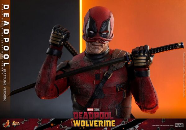 Deadpool & Wolverine Movie Masterpiece Akció Figura 1/6 Deadpool (Battling Version) 31 cm