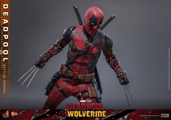 Deadpool & Wolverine Movie Masterpiece Akció Figura 1/6 Deadpool (Battling Version) 31 cm