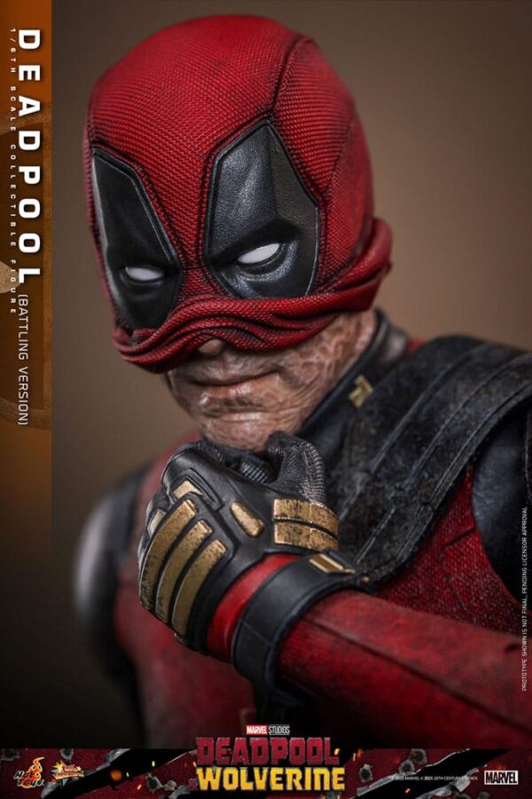 Deadpool & Wolverine Movie Masterpiece Akció Figura 1/6 Deadpool (Battling Version) 31 cm