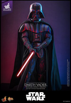 Star Wars Movie Masterpiece Akció Figura 1/6 Darth Vader (Dueling Effect Version) Hot Toys Exclusive 35 cm