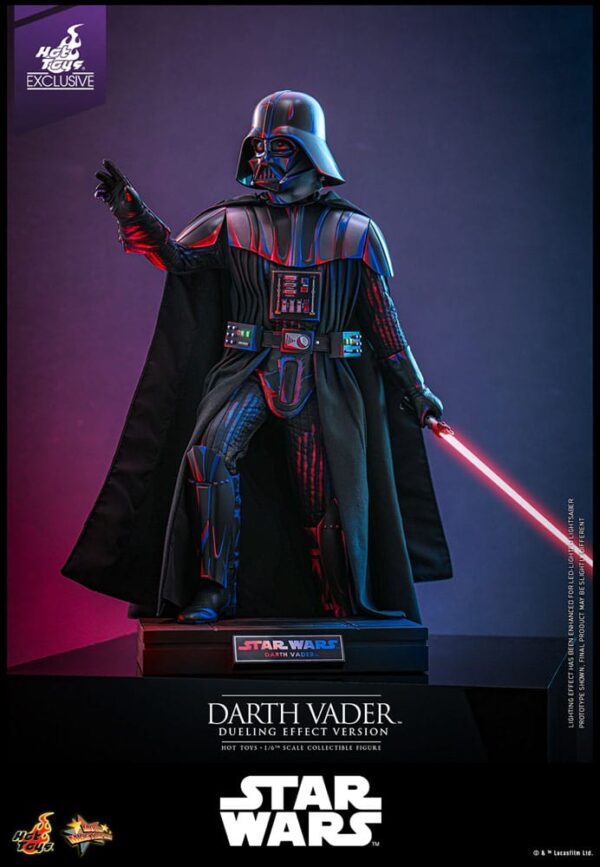 Star Wars Movie Masterpiece Akció Figura 1/6 Darth Vader (Dueling Effect Version) Hot Toys Exclusive 35 cm