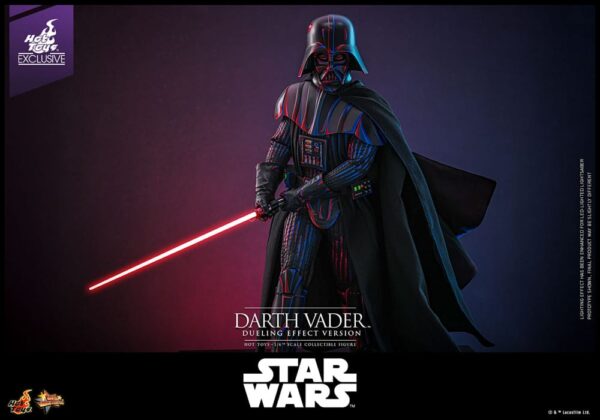Star Wars Movie Masterpiece Akció Figura 1/6 Darth Vader (Dueling Effect Version) Hot Toys Exclusive 35 cm