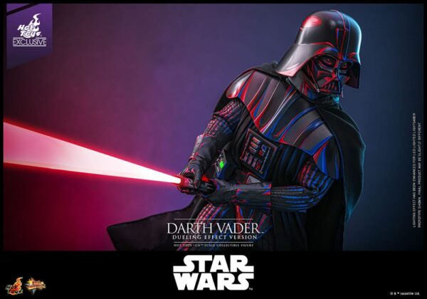 Star Wars Movie Masterpiece Akció Figura 1/6 Darth Vader (Dueling Effect Version) Hot Toys Exclusive 35 cm