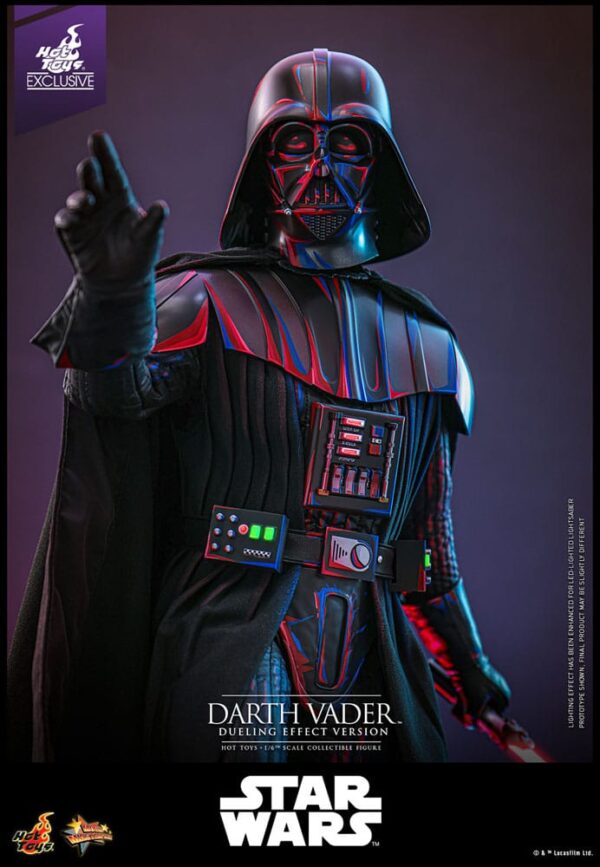 Star Wars Movie Masterpiece Akció Figura 1/6 Darth Vader (Dueling Effect Version) Hot Toys Exclusive 35 cm