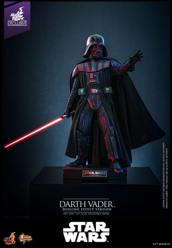 Star Wars Movie Masterpiece Akció Figura 1/6 Darth Vader (Dueling Effect Version) Hot Toys Exclusive 35 cm