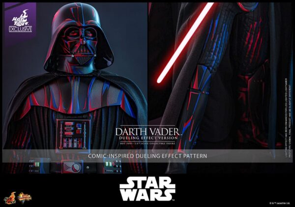 Star Wars Movie Masterpiece Akció Figura 1/6 Darth Vader (Dueling Effect Version) Hot Toys Exclusive 35 cm