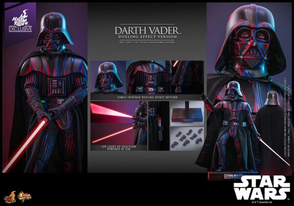 Star Wars Movie Masterpiece Akció Figura 1/6 Darth Vader (Dueling Effect Version) Hot Toys Exclusive 35 cm