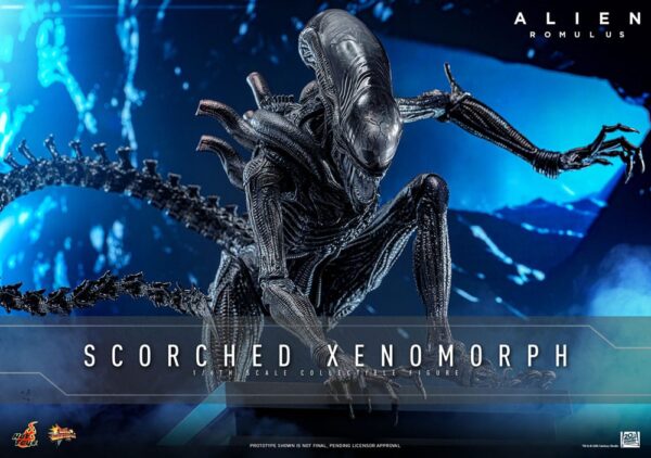 Alien: Romulus Movie Masterpiece Akció Figura 1/6 Scorched Xenomorph 44 cm