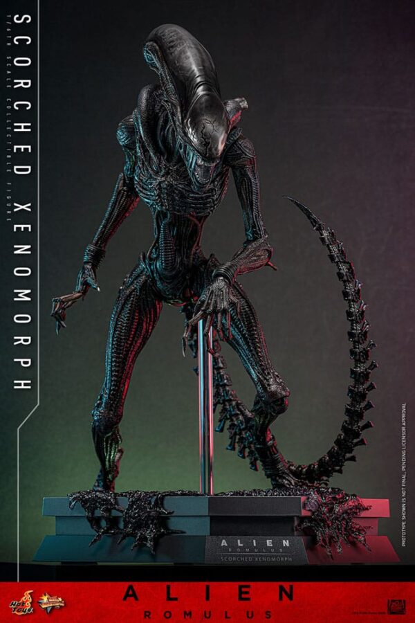 Alien: Romulus Movie Masterpiece Akció Figura 1/6 Scorched Xenomorph 44 cm
