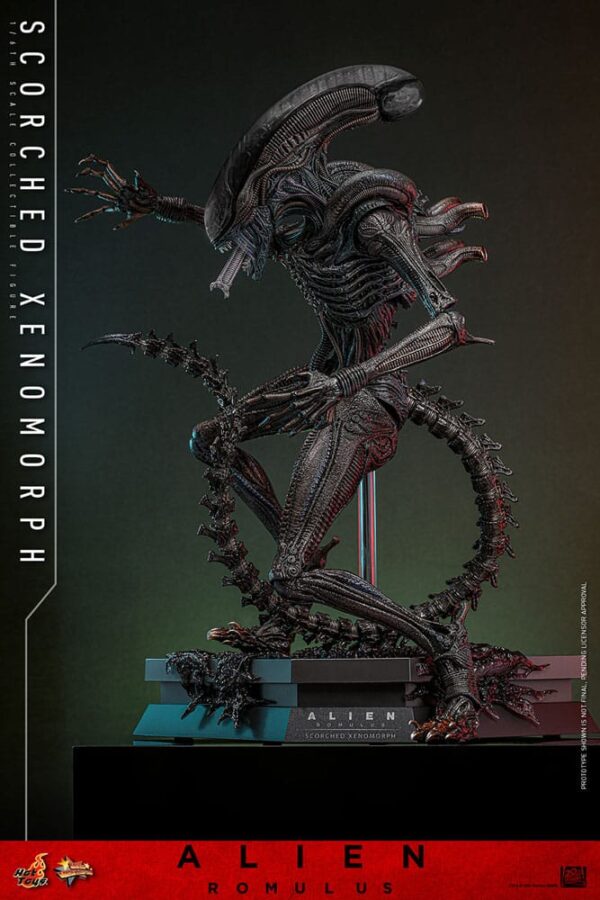 Alien: Romulus Movie Masterpiece Akció Figura 1/6 Scorched Xenomorph 44 cm