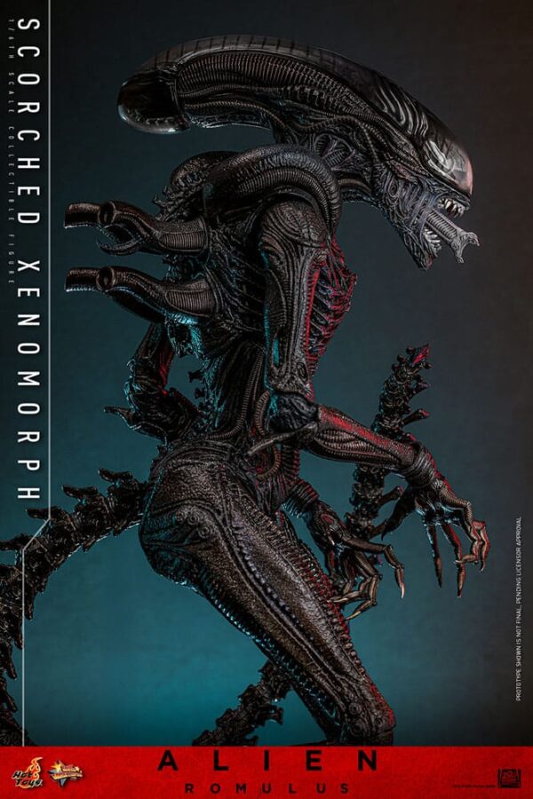 Alien: Romulus Movie Masterpiece Akció Figura 1/6 Scorched Xenomorph 44 cm