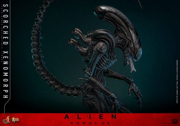 Alien: Romulus Movie Masterpiece Akció Figura 1/6 Scorched Xenomorph 44 cm