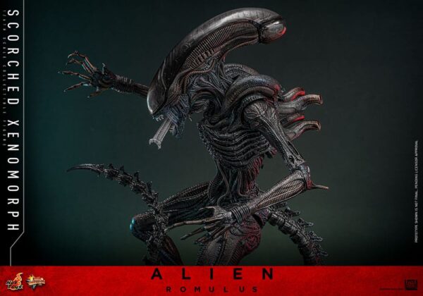 Alien: Romulus Movie Masterpiece Akció Figura 1/6 Scorched Xenomorph 44 cm