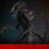 Alien: Romulus Movie Masterpiece Akció Figura 1/6 Scorched Xenomorph 44 cm