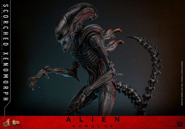 Alien: Romulus Movie Masterpiece Akció Figura 1/6 Scorched Xenomorph 44 cm