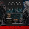 Alien: Romulus Movie Masterpiece Akció Figura 1/6 Scorched Xenomorph 44 cm