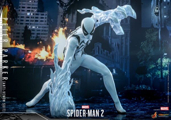 Spider-Man 2 Video Game Masterpiece Akció Figura 1/6 Peter Parker (Anti-Venom Suit) 30 cm Spider-Man 2 Video Game Masterpiece Akció Figura 1/6 Peter Parker (Anti-Venom Suit) 30 cm