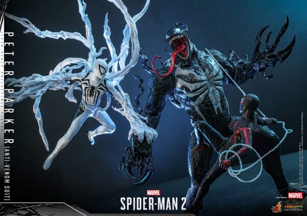 Spider-Man 2 Video Game Masterpiece Akció Figura 1/6 Peter Parker (Anti-Venom Suit) 30 cm Spider-Man 2 Video Game Masterpiece Akció Figura 1/6 Peter Parker (Anti-Venom Suit) 30 cm