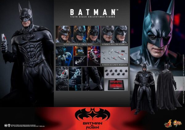 Batman & Robin Movie Masterpiece Akció Figura 1/6 Batman 30 cm Batman & Robin Movie Masterpiece Akció Figura 1/6 Batman 30 cm