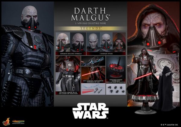 Star Wars Legends Videogame Masterpiece Akció Figura 1/6 Darth Malgus 34 cm Star Wars Legends Videogame Masterpiece Akció Figura 1/6 Darth Malgus 34 cm